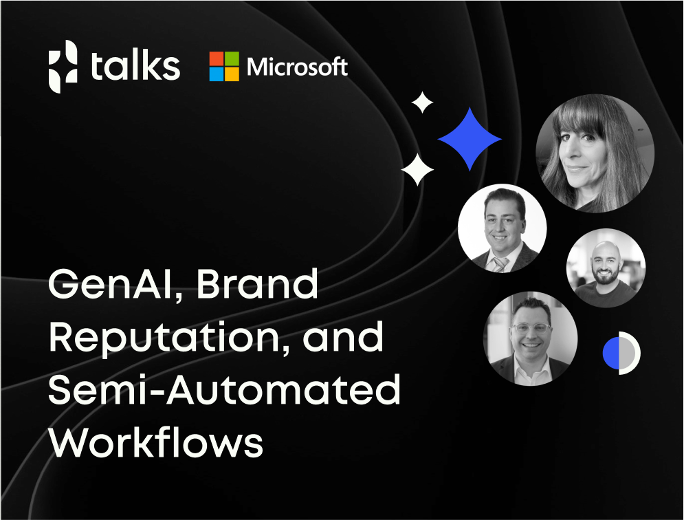 GenAI, Brand Reputation, and Semi-Automated Workflows