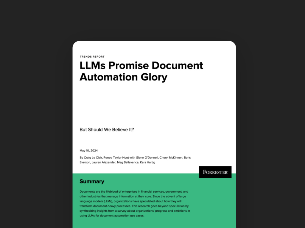 LLMs Promise Document Automation Glory