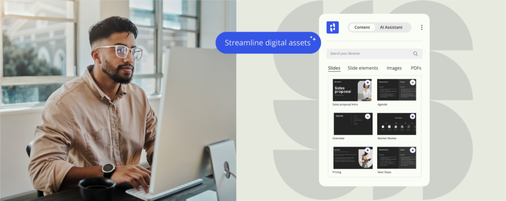 Optimized workflow with digital asset management software