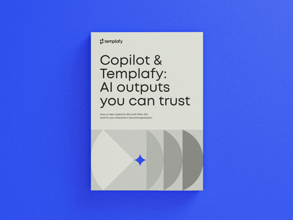 Take control of Copilot outputs with Templafy