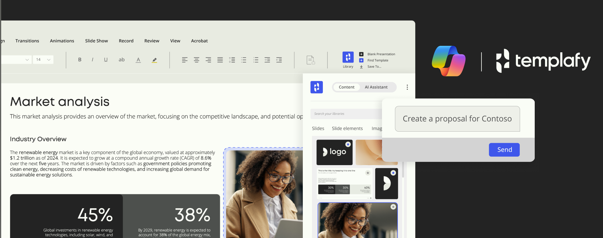 Templafy integrates with Microsoft 365 Copilot to bring control to the AI era of document generation